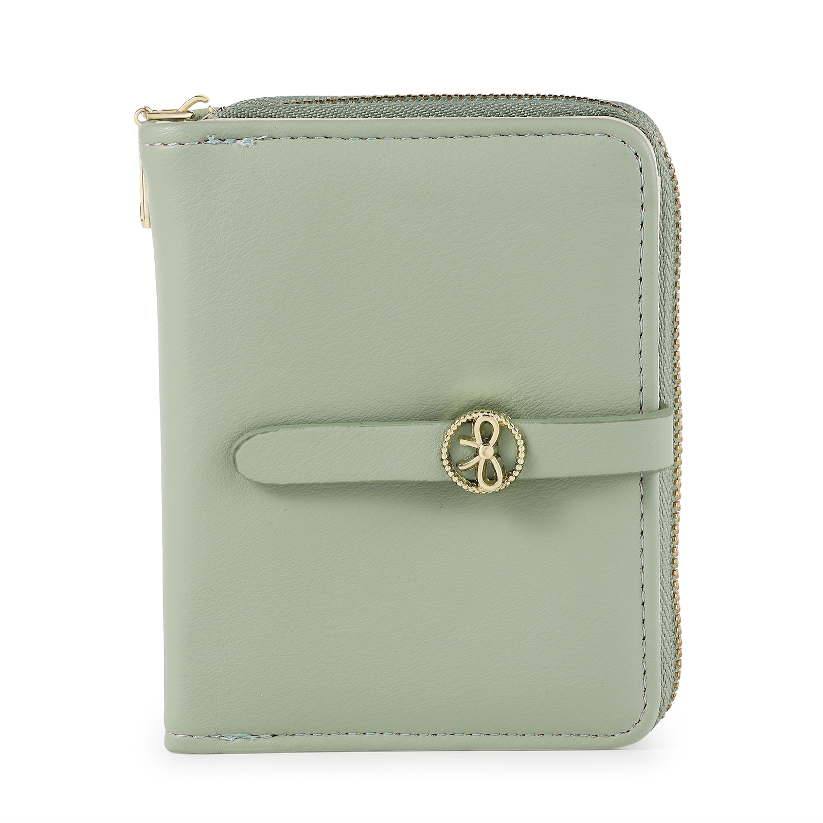 personalized Leather Wallet Engraved Photo Short Wallet, Custom Text Folding Wallet Gifts For Her | Jessemade