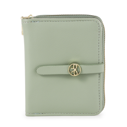 personalized Leather Wallet Engraved Photo Short Wallet, Custom Text Folding Wallet Gifts For Her | Jessemade