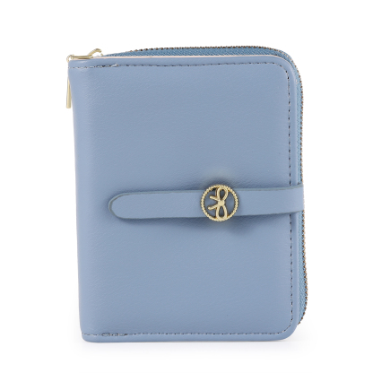 personalized Leather Wallet Engraved Photo Short Wallet, Custom Text Folding Wallet Gifts For Her | Jessemade