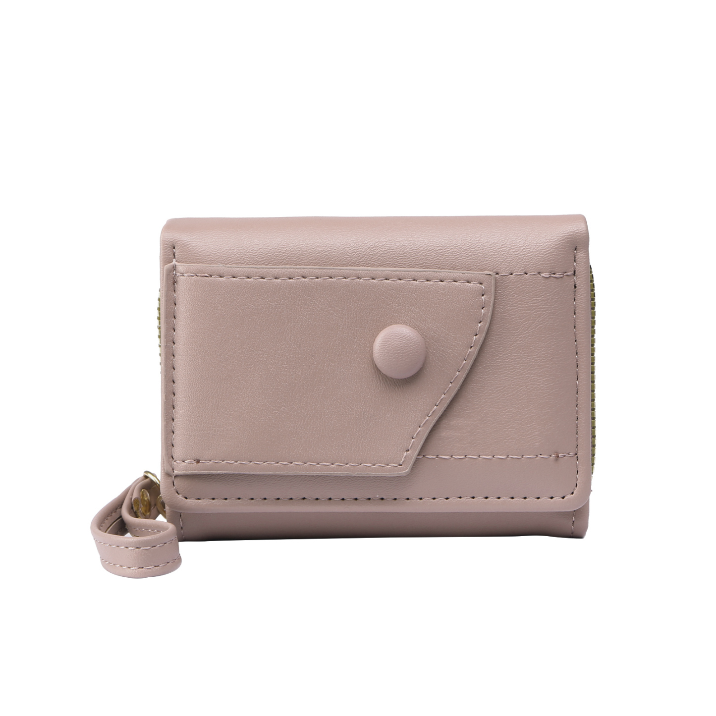 personalized PU Leather Short Wallet, Engrave Photo Folding Wallet Gifts For Her | Jessemade