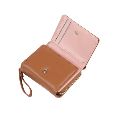 personalized PU Leather Short Wallet, Engrave Photo Folding Wallet Gifts For Her | Jessemade