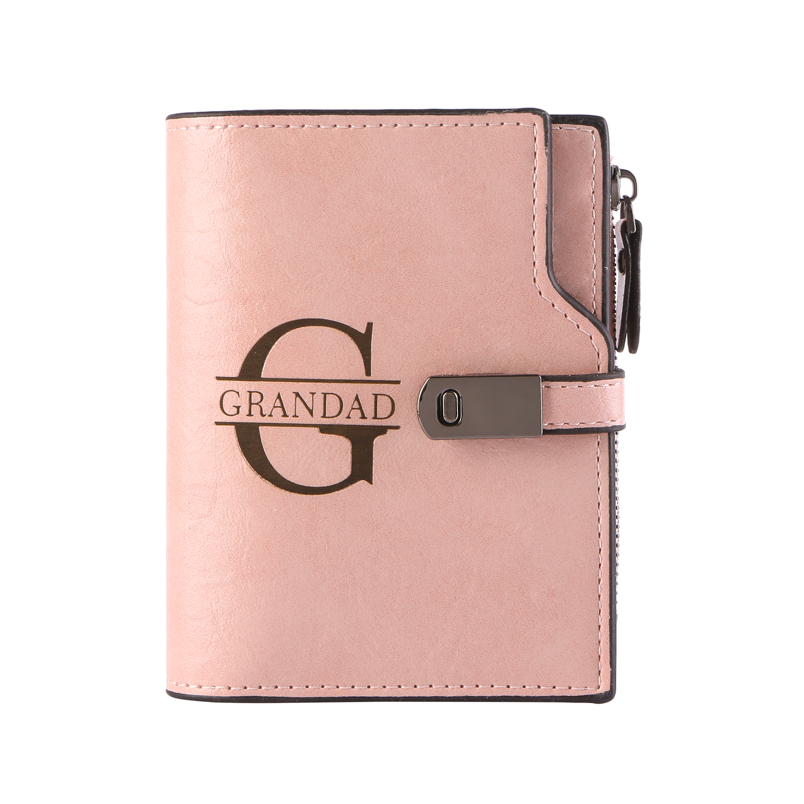 Personalized PU Leather Wallet with Photo & Name Engraving for Women | Lorajewel