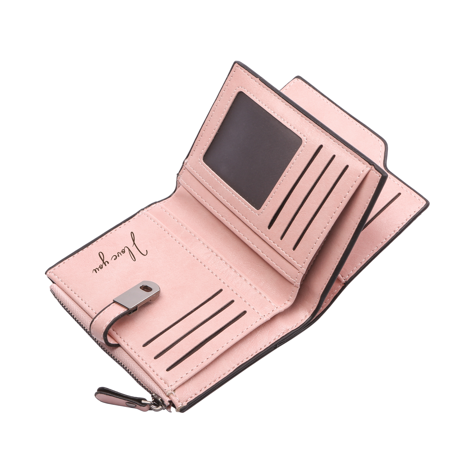 Personalized PU Leather Wallet with Photo & Name Engraving for Women | Lorajewel