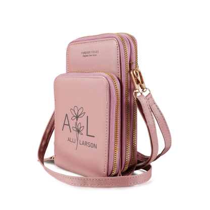 Personalized Crossbody Wallet – Women’s Purse with Name Customisation | Lorajewel