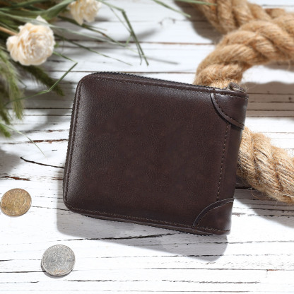 Personalized Wallet for Men with Name – Elegant Men's Gift for Father's Day, Birthday, or Anniversary | Lorajewel