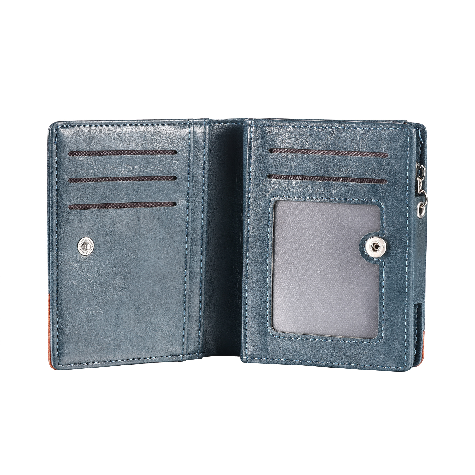 Personalized Engraved Photo Wallet with Initial & 1 Name - Father's Day Gift for Dad | Lorajewel