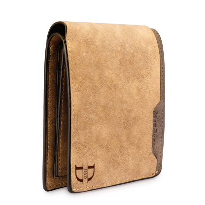 Custom Wallet for Men – Personalized Engraved Leather Wallet for Dad – Photo, Name & Date Customisation | Lorajewel