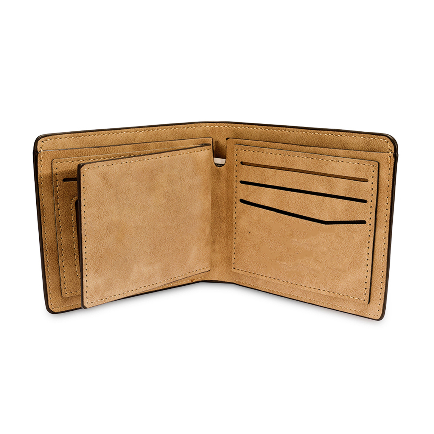 2 Names Personalized Papa's Team Wallet – Custom Father's Day Gift for Dad | Lorajewel