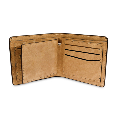 2 Names Personalized Papa's Team Wallet – Custom Father's Day Gift for Dad | Lorajewel