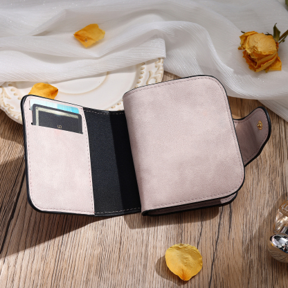 1 Name Personalized Birth Flower Women's Wallet - Custom Purse for Mom | Lorajewel