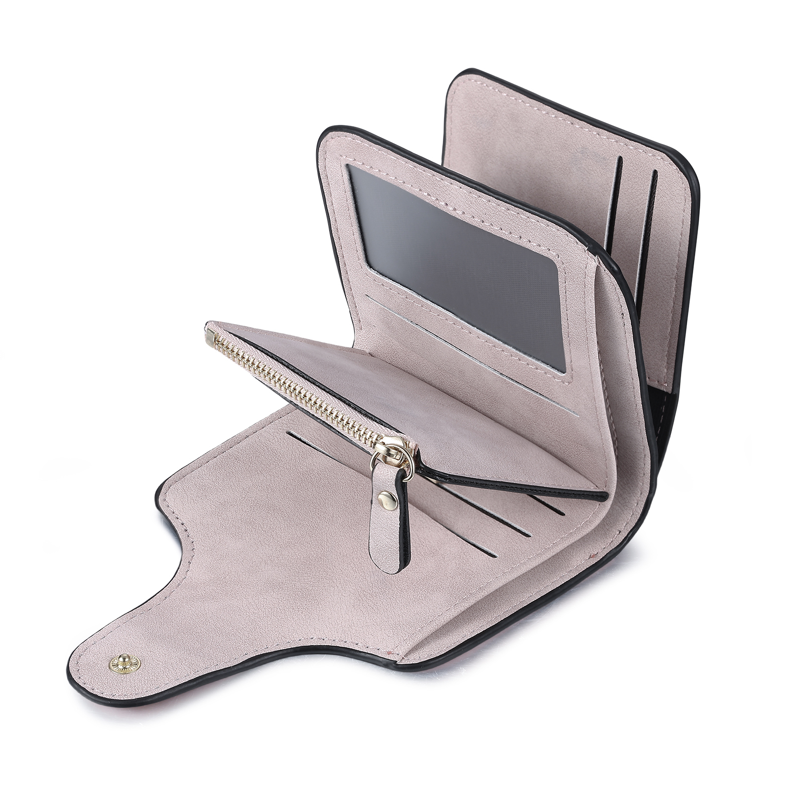 Personalized Photo & Initial & Name PU Leather Wallet for Women | Lorajewel