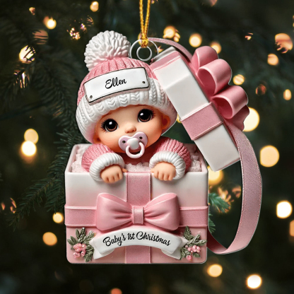 Personalized Baby’s 1st Christmas Ornament
