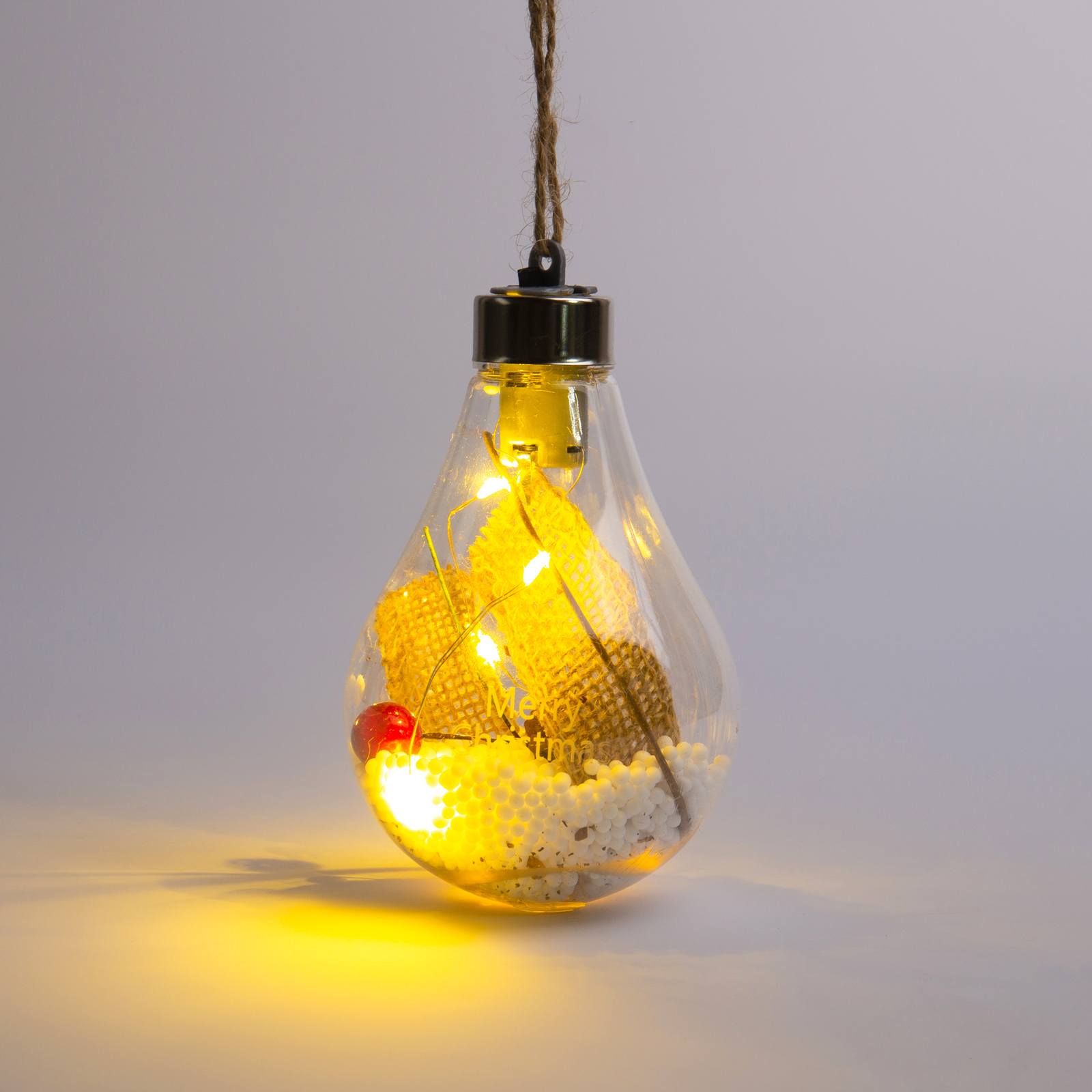 Christmas Bulb Ornament Personalized Bulb Night Light Christmas Home Decor