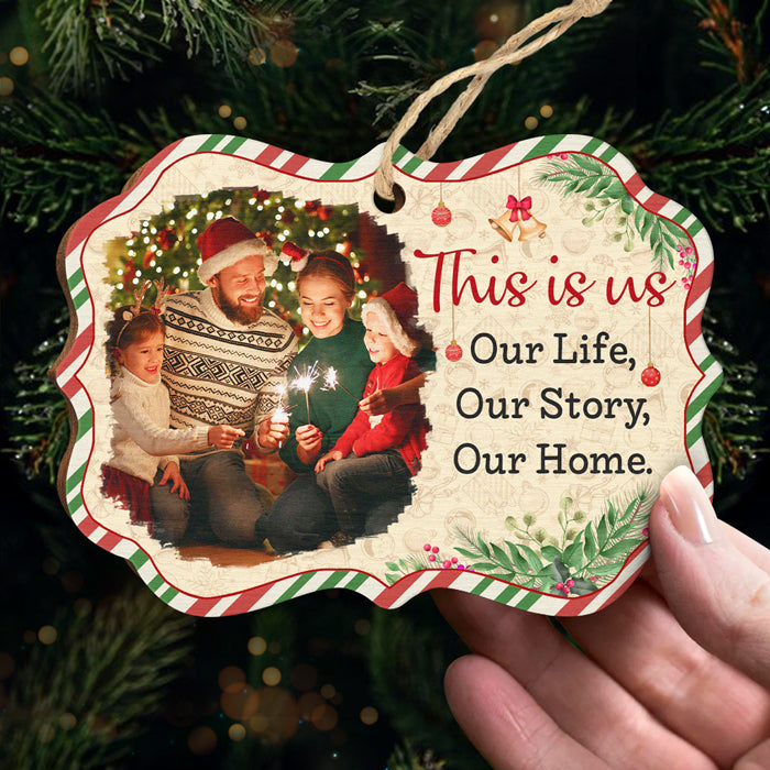 Personalized Photo Christmas Ornament Custom photos Gifts for Family