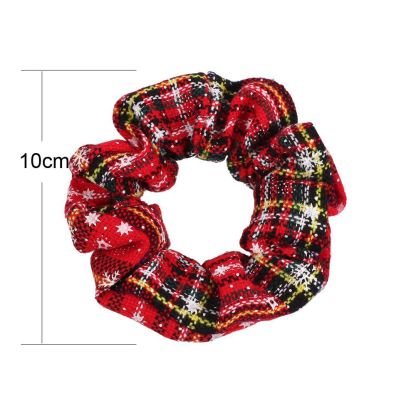 Christmas Scrunchie Set Festive Hair Ties for Holiday Cheer