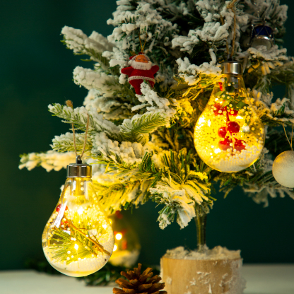 Christmas Bulb Ornament Personalized Bulb Night Light Christmas Home Decor