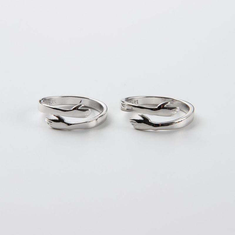 2024 New Couple Hug Ring Love Style Ring
