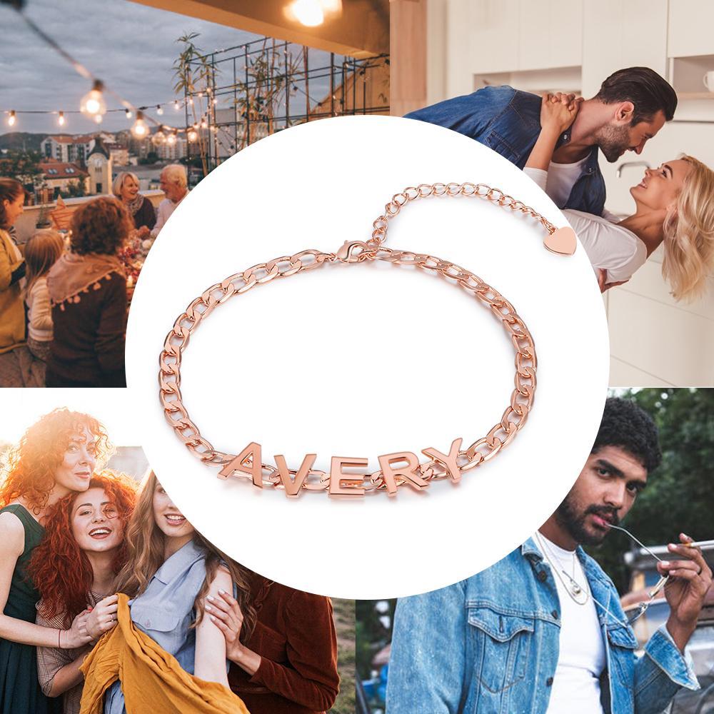 Name Bracelet Letters Bracelet Personalized Gifts