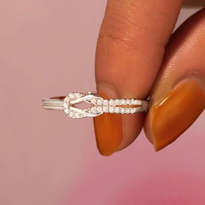 To My Best Friend S925 Infinity Love Knot "Sister By Heart"