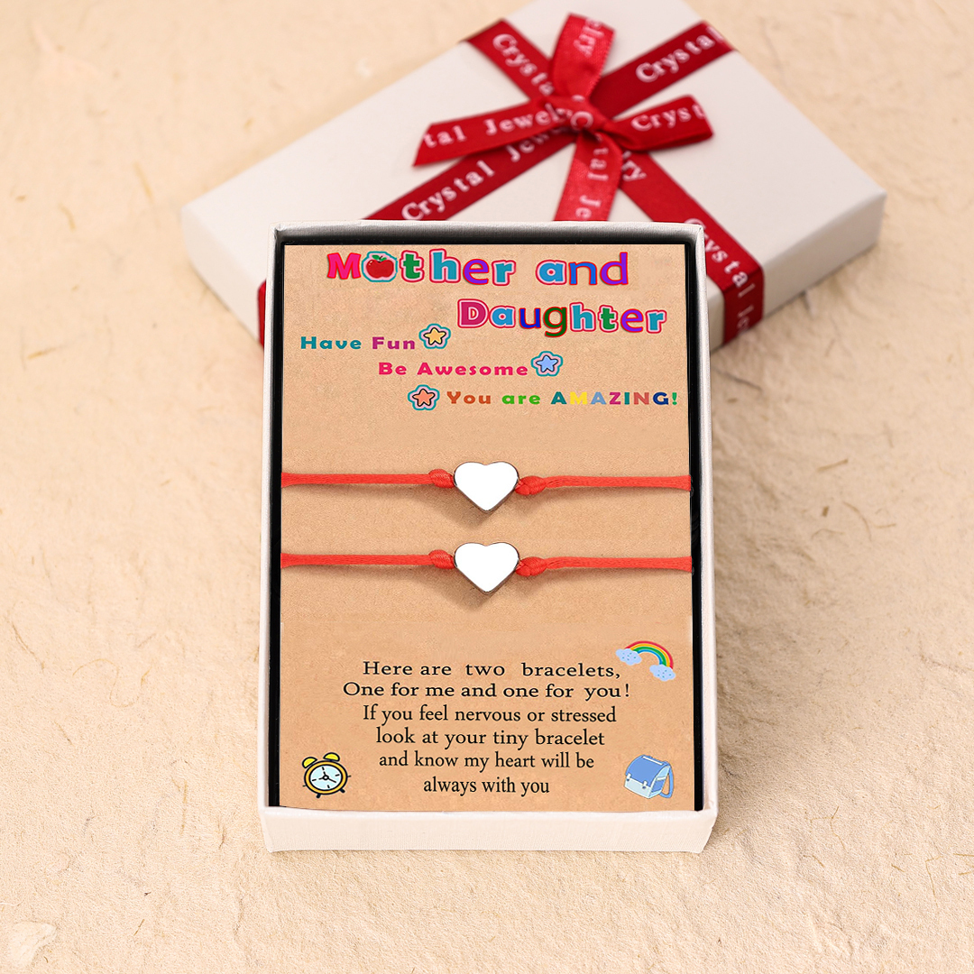 Women Bracelet Dainty Teen Heart Bracelet Back To School Adjustable Bracelet for Girls