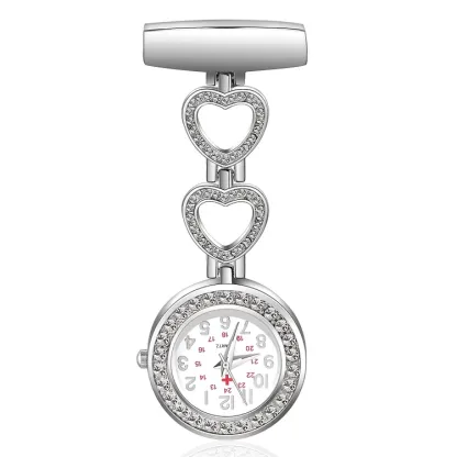Personalized Name & Text Nurse Watch Portable Nurse Watch with Lapel Pin Gift for Doctor/Nurse
