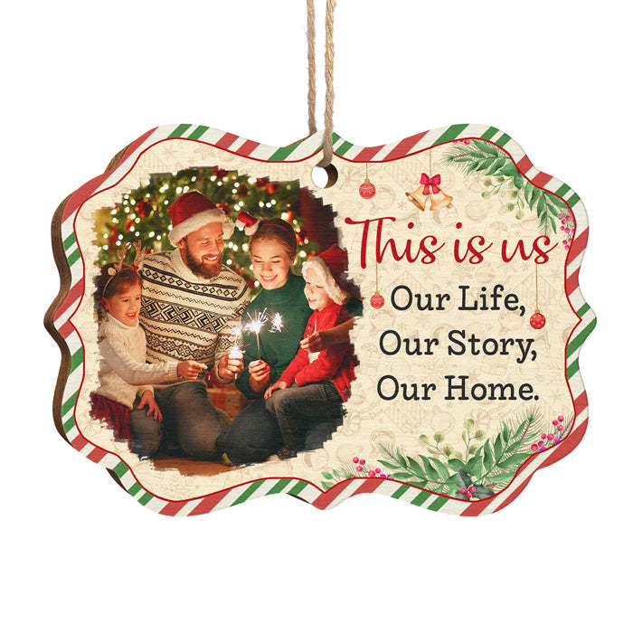 Personalized Photo Christmas Ornament Custom photos Gifts for Family