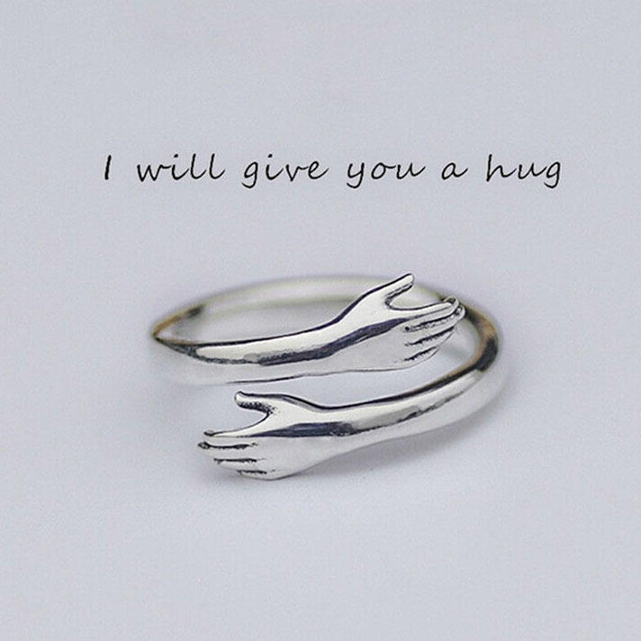 2024 New Couple Hug Ring Love Style Ring