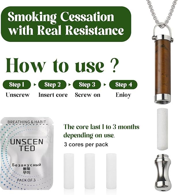 Breathing Necklace Stress Relief Meditation Necklace