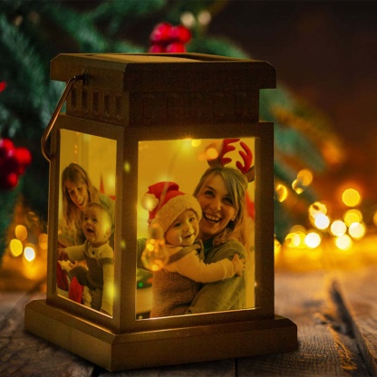 Personalized 4 Photos Lantern Lamp Memory Lantern Gifts for Family