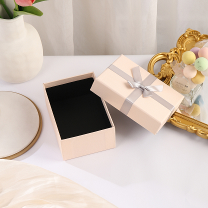 Exquisite Wallet Gift Box Light Pink Rectangle Gift Packaging