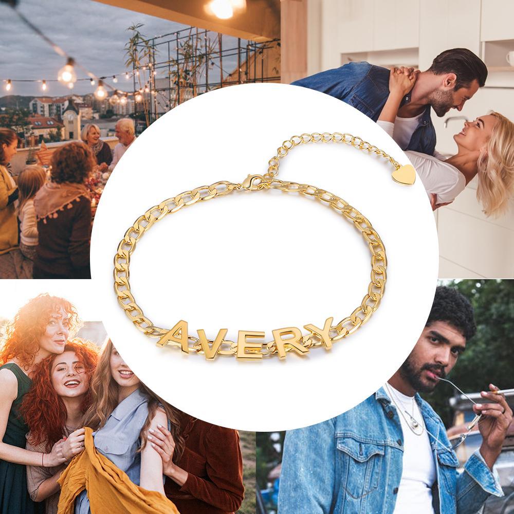 Name Bracelet Letters Bracelet Personalized Gifts
