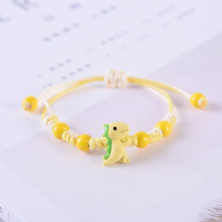 [Copy]2 Pcs Dinosaur Bracelet Set Back to School Gift with Gift Card Adjustable Bracelet Gift for Kids