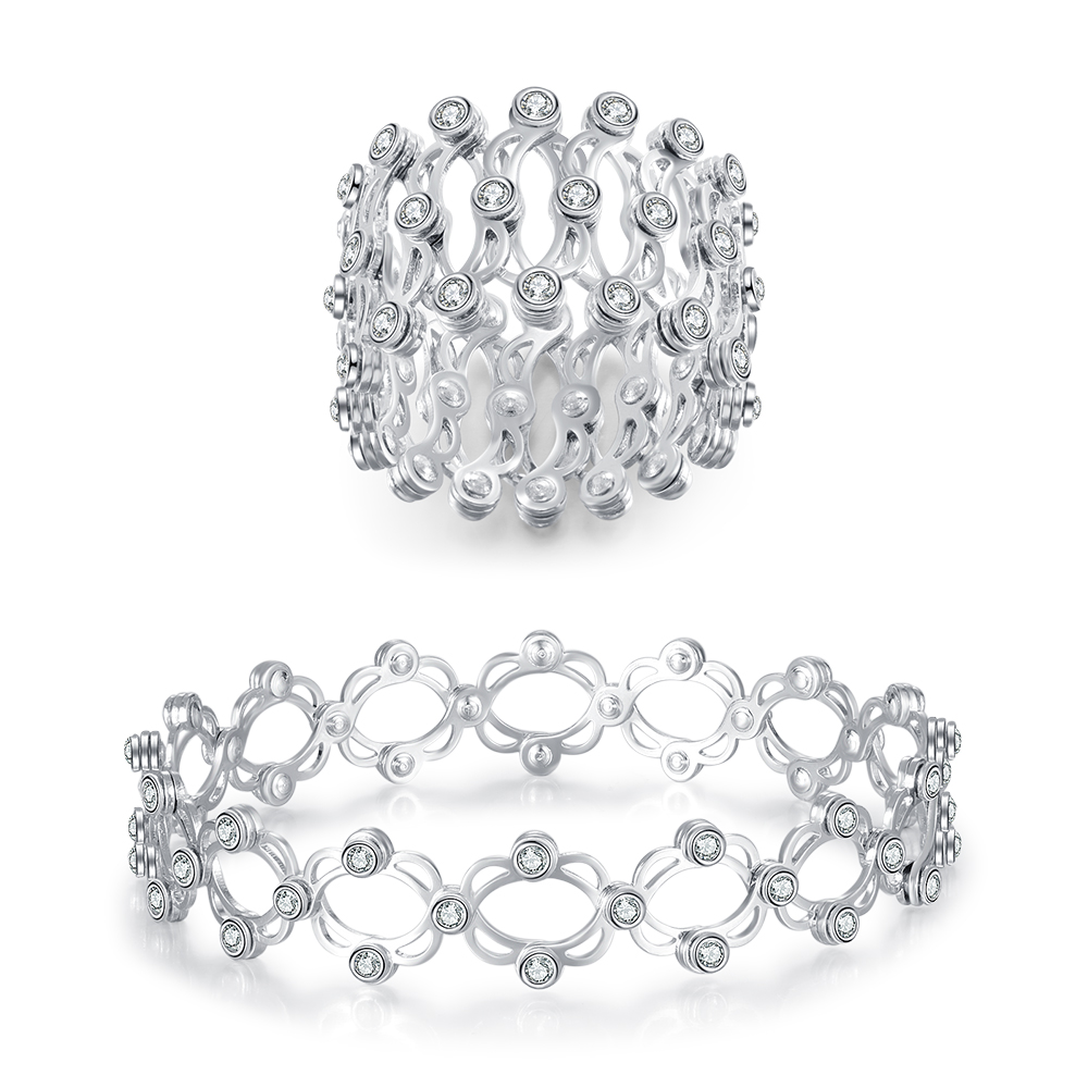 100 Languages Say "I Love You" Creative Ring, Bracelet And Puzzle Jewelry Box