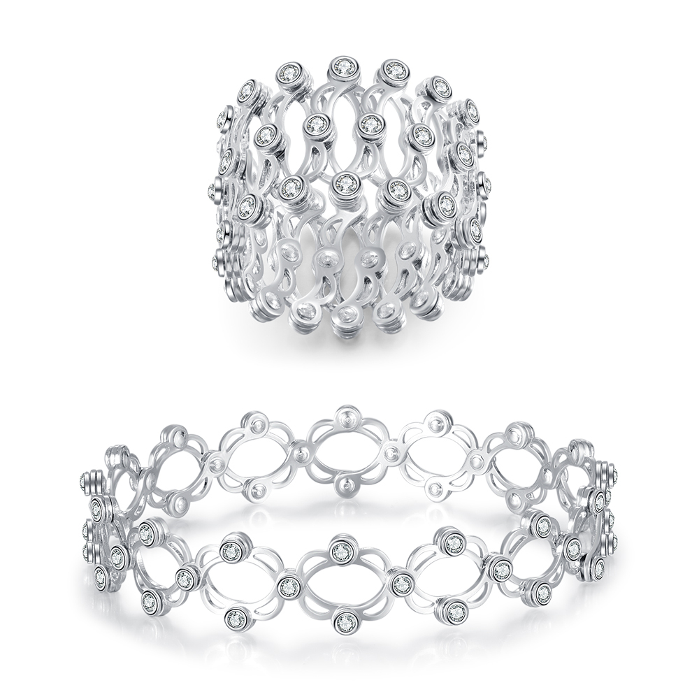 100 Languages Say "I Love You" Creative Ring, Bracelet And Puzzle Jewelry Box