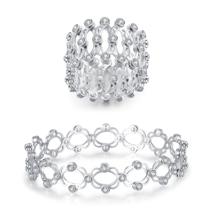 100 Languages Say "I Love You" Creative Ring, Bracelet And Puzzle Jewelry Box