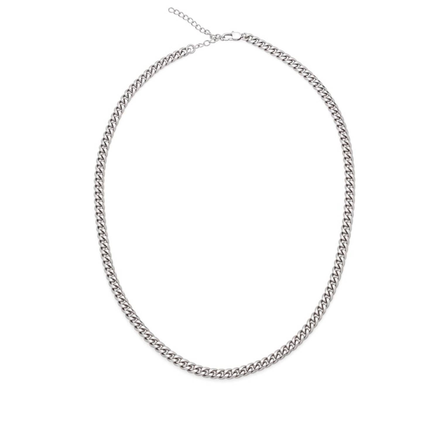 To My Boyfriend Cuban Link Chain Necklace Promise Necklace Gift Set - I Love You Forever & Always