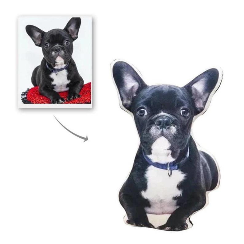 Custom Pet Photo Pillow 3D Printing Pet Portrait Pillow