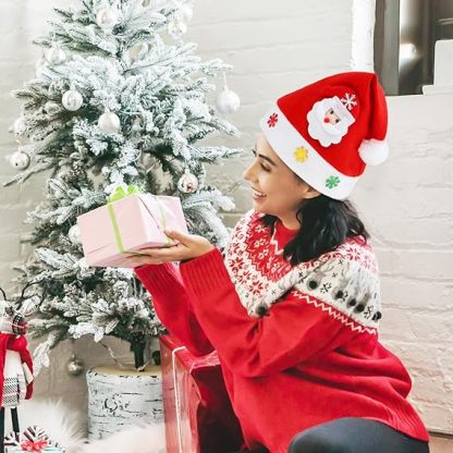 Cute Xmas Holiday Hat Fun Christmas and New Year Party Supplies, Ideal for Family Festivities