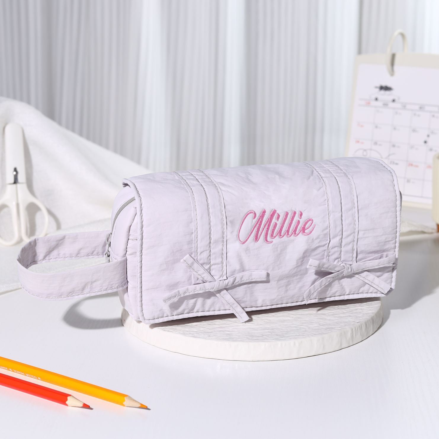 Personalized Cute Pencil Case with Custom Name & Pattern for Kids | Lorajewel