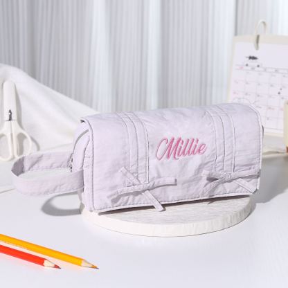 Personalized Cute Pencil Case with Custom Name & Pattern for Kids | Lorajewel