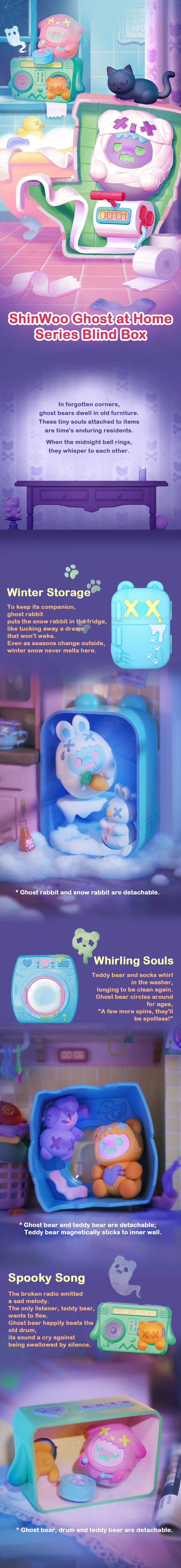 ShinWoo Ghost at Home Series Blind Box – KikaGoods Wholesale