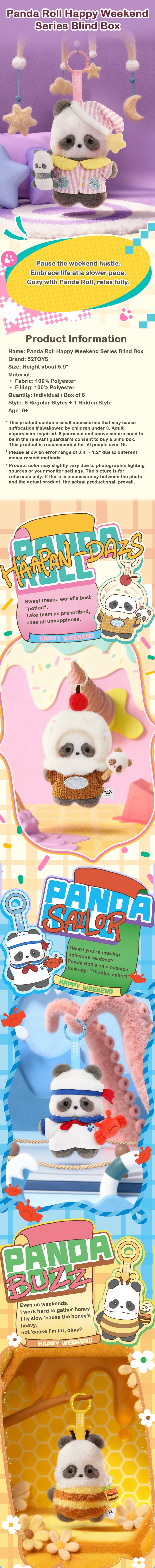 Panda Roll Happy Weekend Series Blind Box – KikaGoods Wholesale