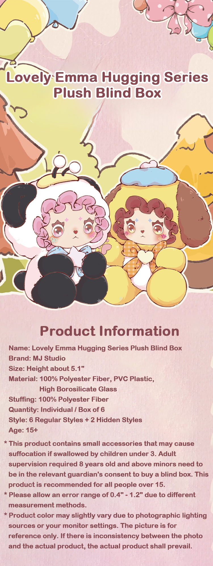 Lovely Emma Hugging Series Plush Blind Box – KikaGoods Wholesale
