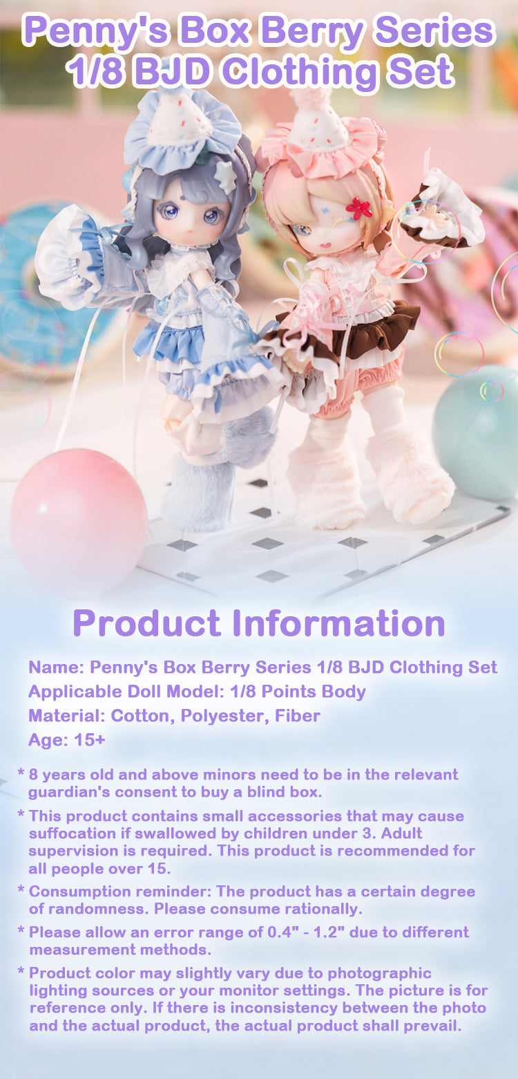 Penny's Box Berry Series 1/8 BJD Clothing Set – KikaGoods
