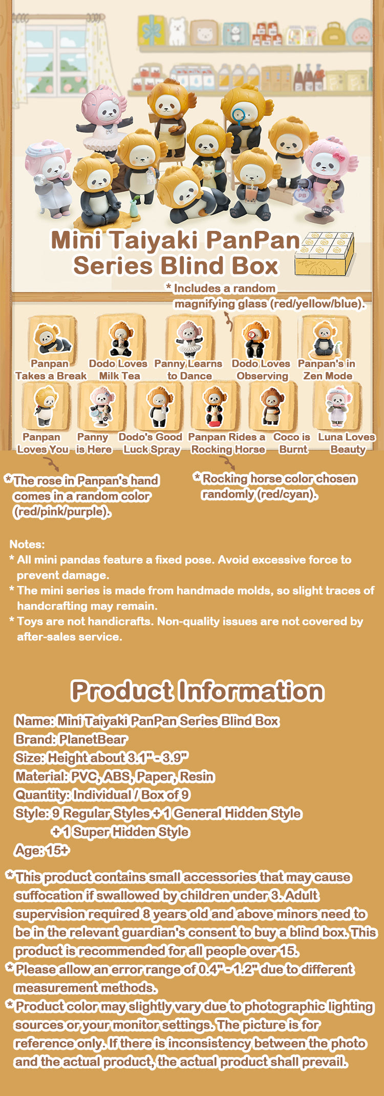 Mini Taiyaki PanPan Series Blind Box – KikaGoods Wholesale