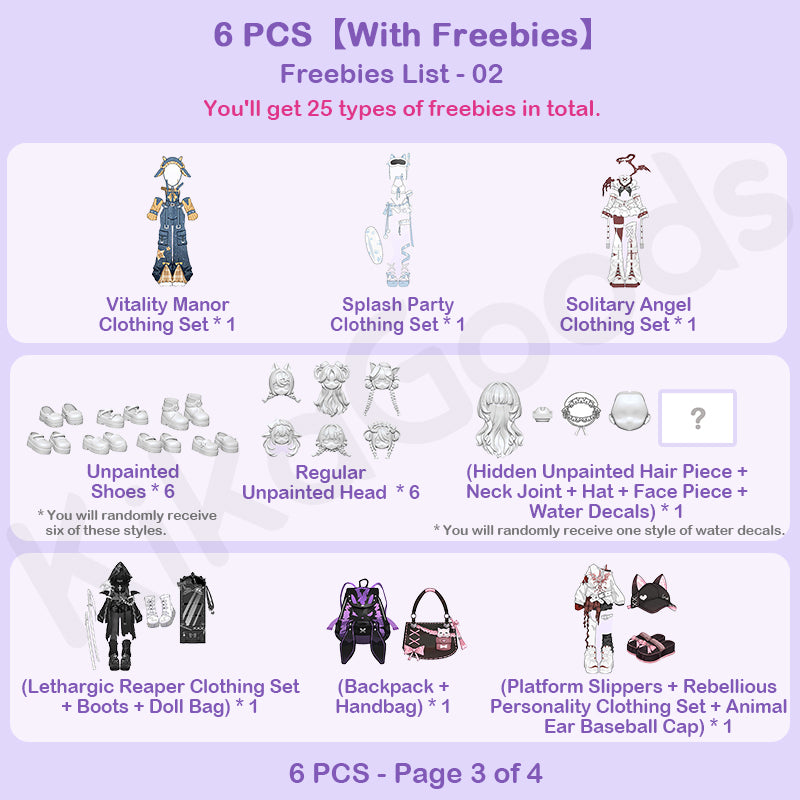 Forgotten City Series 1/8 Action Figure BJD Blind Box【Shipped in Sept./Oct. 2026】