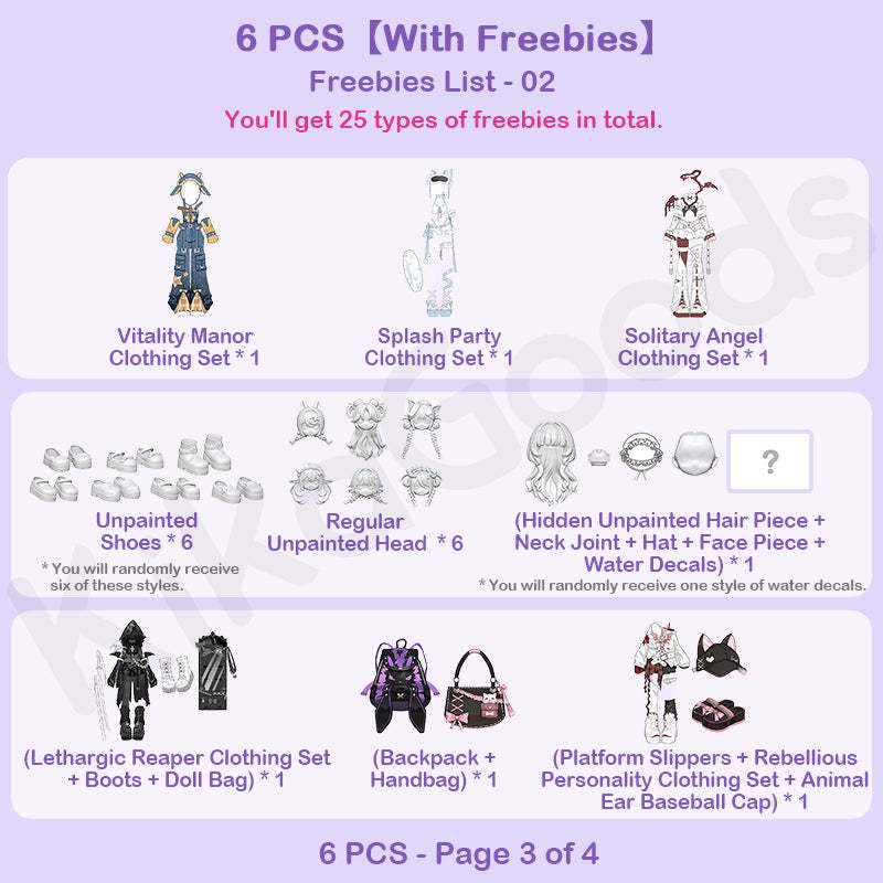 Forgotten City Series 1/8 Action Figure BJD Blind Box【Shipped in Sept./Oct. 2026】
