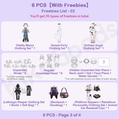 Forgotten City Series 1/8 Action Figure BJD Blind Box【Shipped in Sept./Oct. 2026】
