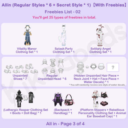 Forgotten City Series 1/8 Action Figure BJD Blind Box【Shipped in Sept./Oct. 2026】