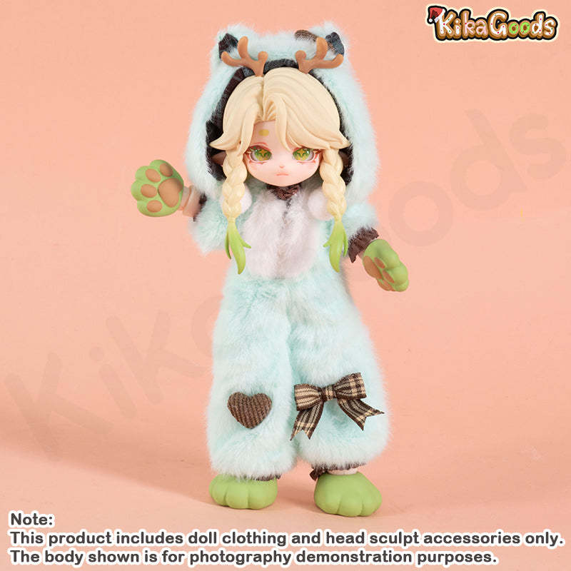 For Moon Series Catnip Pajamas 1/12 Clothing Set